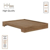 Happy Home Furniture MEYDAN, Giường ngủ không đâu giường, GNG069, GNG070, GNG071, GNG072 - Vân Gỗ Nhạt MDF Tiêu Chuẩn - 1m2 x 2m