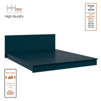 Happy Home Furniture WESLEY  , Giường ngủ kiểu Nhật  , GNG036, GNG037, GNG038, GNG039 - Xanh dương MDF Tiêu chuẩn - 1m2 x 2m