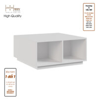 Happy Home Furniture ZANE , Bàn cà phê - Bàn trà , 80cm x 80cm x 38cm  DxRxC, BAN048 - Trắng MDF Tiêu Chuẩn