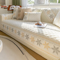 HAPPY HOMLIV Bìa Vỏ Bọc Ghế Sofa Ga Bọc Sofa Bed không trơn