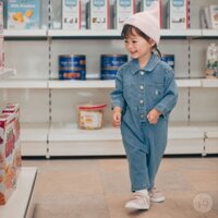 HAPPY PRINCE Bộ jumpsuit jean cho bé Torin