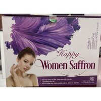 HAPPY WOMEN SAFFRON viên uống hỗ trợ đẹp da hộp 60 viên