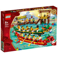 [HAPPY•BRICKS] LEGO LUNAR NEW YEAR - 80103 - ĐUA THUYỀN RỒNG - DRAGON BOAT RACE - TẾT