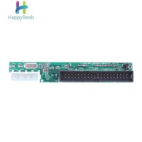 happydeals2.5 3.5 SATA to PC Motherboard JM20330 Chip PATA IDE Converter Adapter Card - (green)