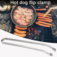 Harborhaven BBQ Xúc Xích Flip Tongs Tay Cầm Dài 15 inch Nướng Lưỡi Nấu Ăn Xúc Xích Inox Xoắn Cho Nướng Thực Phẩm Flipper BBQ Dụng Cụ