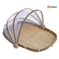 Harborhaven Tre Dệt Thực Phẩm Trái Cây Chống Ruồi Lưới Côn Trùng Lưới Bao Lều Giỏ Chứa Đồ
