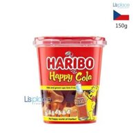 Haribo Kẹo dẻo Happy Cola hộp nhựa