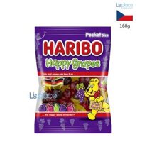 Haribo Kẹo dẻo vị nho Happy Grapes