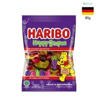 Haribo Kẹo dẻo vị nho Happy Grapes