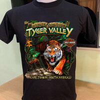Harley T-shirt Harley-Davidson Tyger Valley Áo thun cotton nam cổ tròn in chất lượng cao S-5XL
