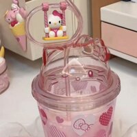 [Haroro] 350ml Cốc nước Hellokitty Chai nước Sanrio Internet Hot New ly hello kitty Siêu dễ thương để xoay Cốc nước Hellokitty Cốc xoay Kitty Ngoại vi cốc hello kitty xoay cốc sanrio ly uống nước doraemon