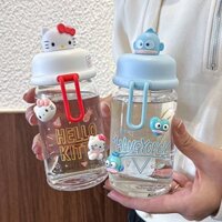 [Haroro] Bình Nước Mymelody 360ml Cốc Nước Sanrio Hellokitty Ly Kuromi Cốc Có Ống Hút Cinnamoroll Cốc Nước Chịu Nhiệt Pompom Purin Cốc Di Động Dễ Thương Và Nhỏ Gọn
