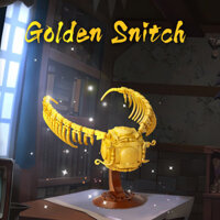 Harry Potter Golden Snitch khối xây dựng đồ trang trí phim và truyền hình ngoại vi lắp ráp khối xây dựng đồ chơi