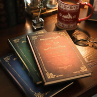 Harry Potter Magic Notebook Nghệ Thuật Retro Notepad Sổ Tay Siêu Dày Nhật Ký Sinh Viên Sáng Tạo