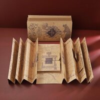 [Harry Potter] Sách thông báo phụ kiện Điểm sống động Học viện Hogwarts Sách thông báo biên nhận và Bộ bảy mảnh vé 943