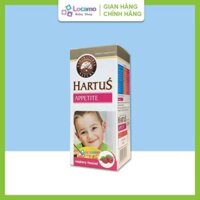 Hartus Appetite siro ăn ngon cho bé kích thích tiêu hóa của trẻ hỗ trợ cải thiện chứng biếng ăn Lọ 150ml