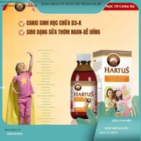 Hartus Canxi - Bổ Sung Canxi, Vitamin D3, Vitamin K, Hấp Thụ Canxi Tối Đa Nhờ Vitamin HanaBeauty