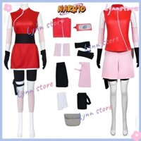 Haruno Sakura Cosplay Phù Hợp Với Tóc Giả Nữ Ninja Haruno Trang Phục NARUTO Trang Phục Bé Gái Anime Carnival Đảng Trang Phục