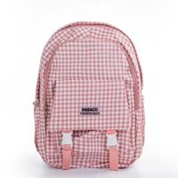 HASACO-Balo thời trang sọc kẻ caro phong cách Unisex dành cho các bạn học sinh, sinh viên