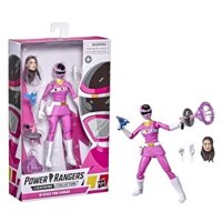 Hasbro 6inch Khủng long Power Rangers Super Sentai Chiến tranh quái vật Nữ chiến binh hồng