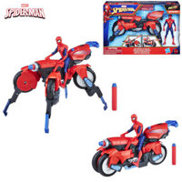 Hasbro E0593 Marvel Spider-Man Homecoming Nerf 3-in-1 Spider Cycle Action Figure & Vehicle