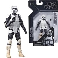 Hasbro Star Wars The Black Series Archive Scout Trooper Soldat Eclaireur 6-Inch-Scale Action Figure Model E4044