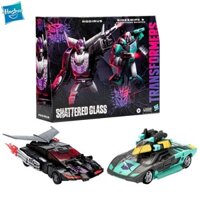 Hasbro Transformers Generations Shattered Glass Collection Rodimus, Sideswipe, and Decepticon Whisper Action Figures