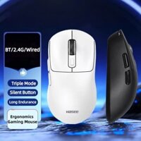 Hasee Ergonomics Office 2.4G Bluetooth Chuột chơi game không dây nhẹ ba chế độ Độ bền pin dài cho máy tính PC / Laptop / Mac / Linux