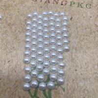 Hạt bẹt nửa đính tóc cô dâu tóc tiệc mẫu Hot 2022 cho các tiệm áo cưới Giangpkc - 8mm20G,Trắng