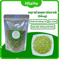 Hạt Bí Xanh Tách Vỏ Sống HSaHa - Nhân Hạt Bí Xanh Nhập Khẩu Chưa Rang, Hạt To, Đều, Mẩy - 250g