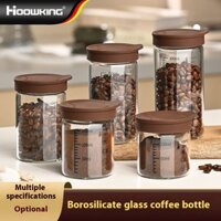 Hạt cà phê, bình thủy tinh, bột cà phê cấp thực phẩm, bình lưu trữ Trà chống ẩm