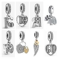 Hạt Charm Bạc Làm Trang Sức Thủ Công Kỷ Niệm 16 Năm 18th 21st 30th 40th 50th 60th Pandora 925