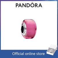 Hạt Charm Thủy tinh Murano Mini Màu Hồng 793107c00