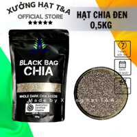 Hạt Chia (Đen) 0,5kg - Hạt Chia (Tím) 1 kg chuẩn nhập khẩu úc 🇦🇺 Hạt chia dinh dưỡng - Chợ Hạt T&A