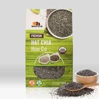 Hạt Chia đen hữu cơ hộp giấy 500g