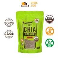 Hạt Chia Đen hữu cơ Nam Mỹ túi 500g - Chia Seeds Organic  - Túi 500g