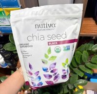 Hạt chia đen hữu cơ Nutiva Organic Black Chia Seed 907g