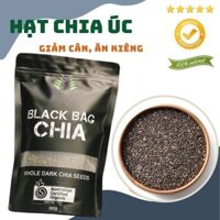 Hạt chia đen Organic hữu cơ - 500Gr, Hạt chia giảm cân, nhập khẩu Úc