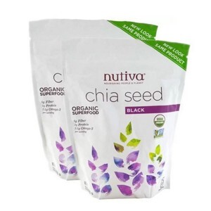 Hạt chia đen Hỗ Trợ Sức Khỏe Tim Mạch Giảm Cân Seed Black Nutiva  - 907 g