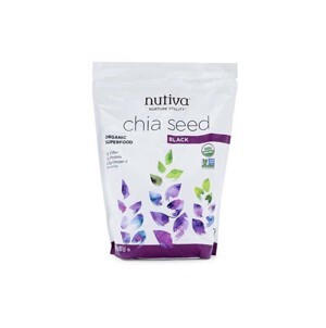 Hạt chia đen Hỗ Trợ Sức Khỏe Tim Mạch Giảm Cân Seed Black Nutiva  - 907 g