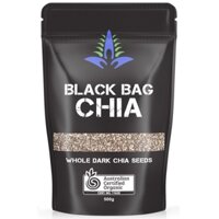 Hạt Chia Đen Úc Black Bag Chia 500g Nhập Khẩu Chính Hãng