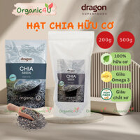 Hạt Chia Hữu Cơ DRAGON SUPERFOODS Organic Chia Seeds 200g 500g Pha Chế Thức Uống