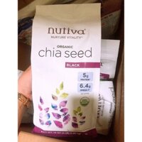 Hạt chia hữu cơ Mỹ Nutiva Organic Black Chia Seed 1,36kg