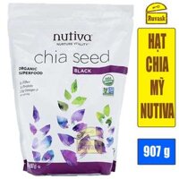Hạt Chia Seed Nutiva 907g- Hạt Chia Đen