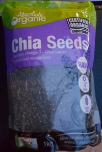 Hạt Chia Úc Absolute Organic Chia Seeds 1 kg
