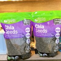 Hạt chia Úc CHÍNH HÃNG chiếu tia cực tím thấy logo hãng - Hạt Chia Seeds Organic Omega 3 1kg