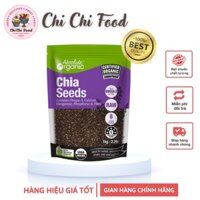 HẠT CHIA ÚC HỮU CƠ 1KG ABSOLUTE ORGANIC HÀNG MỚI NHẤT - HẠT CHIA GIẢM CÂN/ ĂN DẶM/ TỐT CHO BÀ BẦU