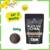 Hạt Chia Úc Organic Chia Seeds Túi Đen 500gr – Hạt chia đen - Hạt khoẻ