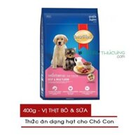 Hạt Chó con SMARTHEART Puppy - Vị Thịt Bò và Sữa - 400gr/1.5kg/3kg