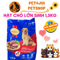 HẠT CHÓ LỚN SMARTHEART 1,5KG VỊ THỊT BÒ NƯỚNG - PET&JOI